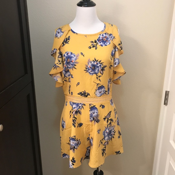 cute yellow rompers